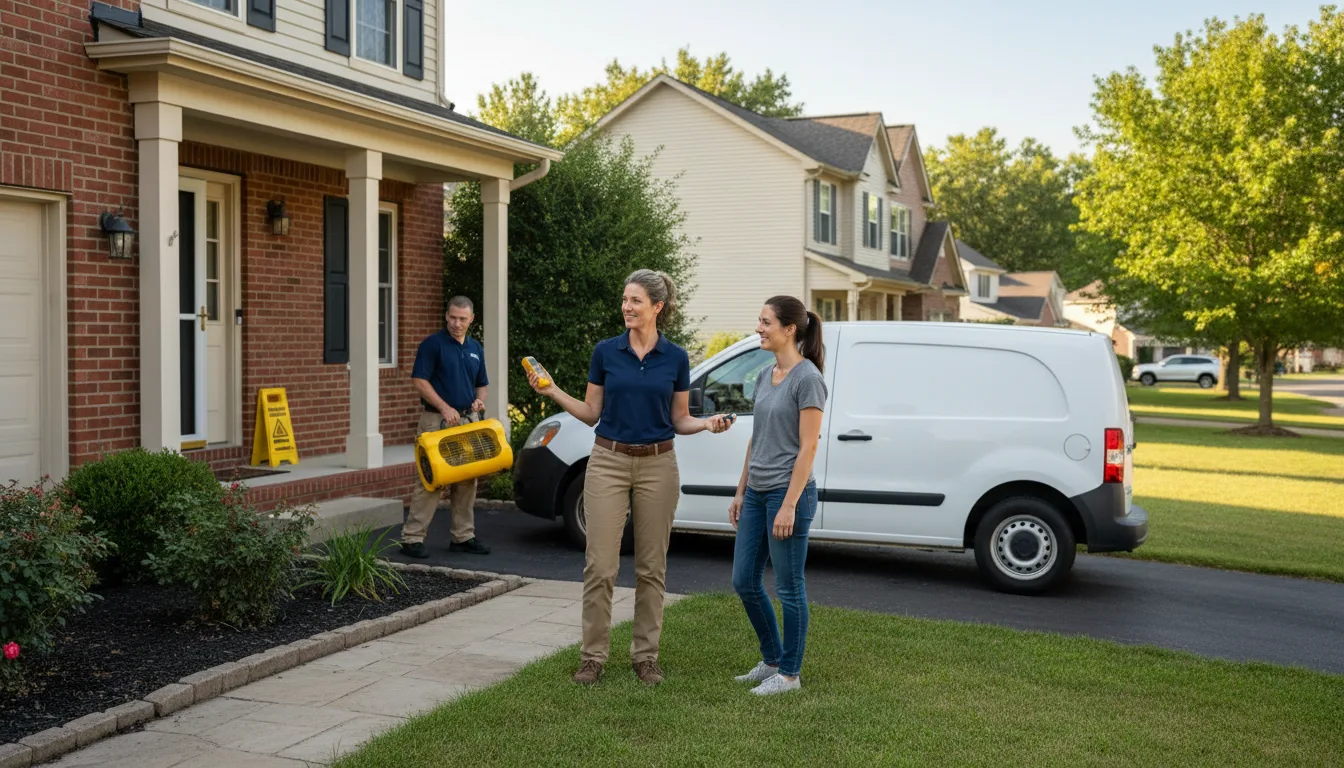 Residential water damage restoration in Forest Park, IL